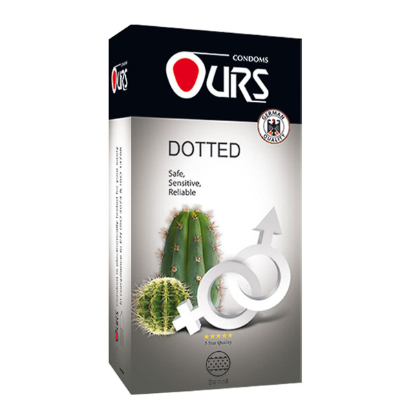 کاندوم اورز مدل Dotted بسته 12 عددی
