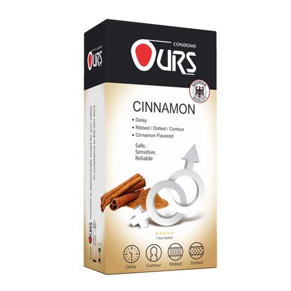 کاندوم اورز مدل Cinnamon بسته 12 عددی