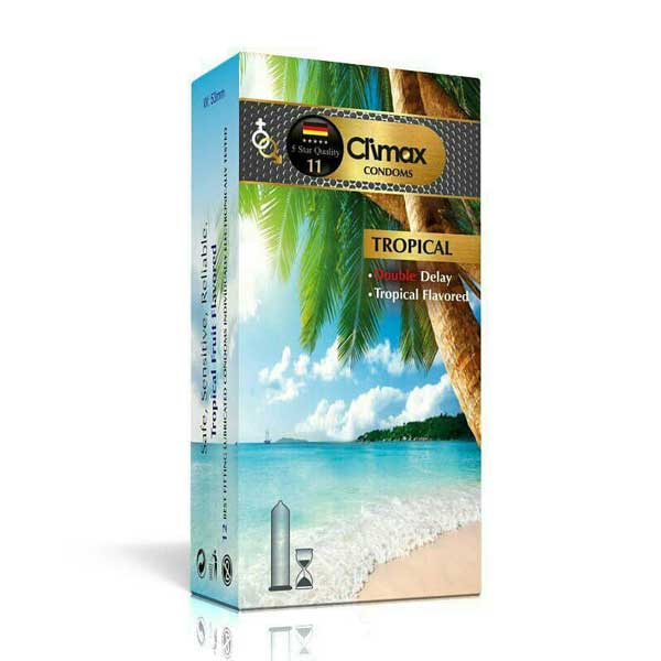کاندوم تاخیری با اسانس استوایی کلایمکس climax Tropical