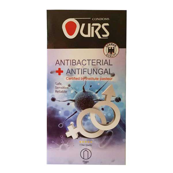 کاندوم اورز مدل Antibacterial and Antifungal بسته 12 عددی