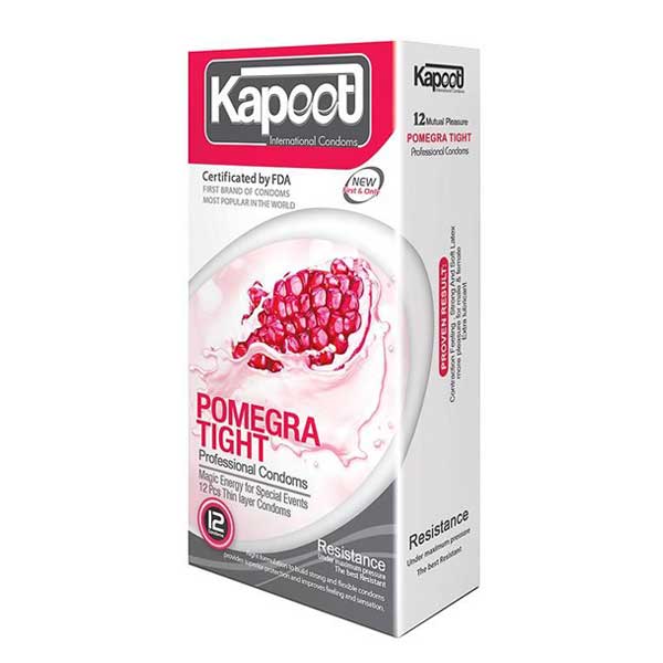 کاندوم تنگ کننده کاپوت مدل Pomegra Tight بسته 12 عددی