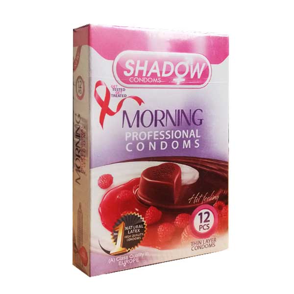 کاندوم شادو مدل Morning بسته 12 عددی