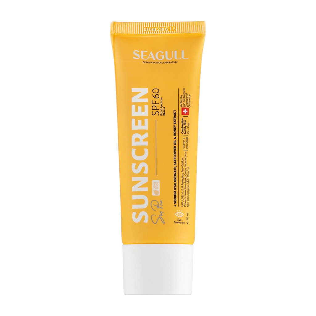 کرم ضد آفتاب رنگی فاقد چربی سی گل مدل SPF60