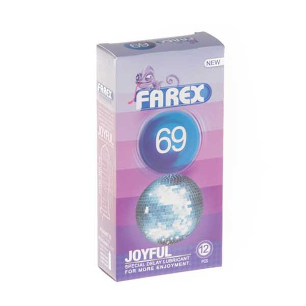 کاندوم تاخیری و خاردار فارکس 69 Joyful