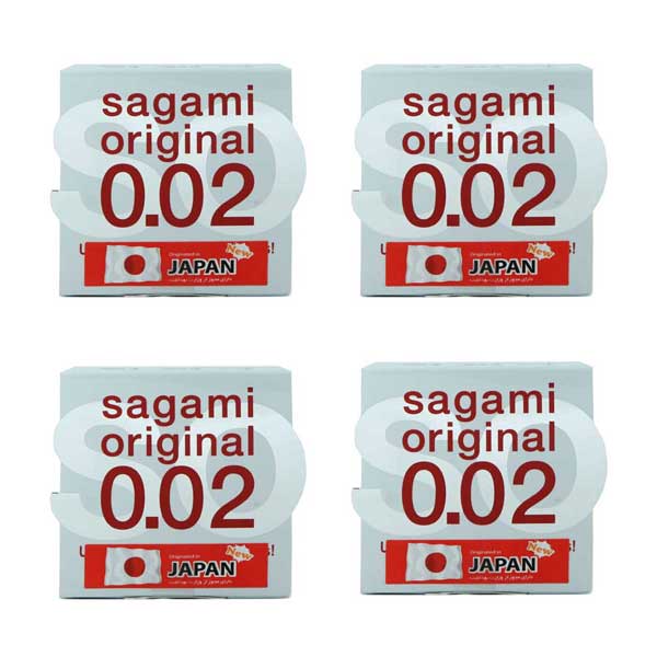 4 بسته تک عددی کاندوم ساگامی سایز نرمال
