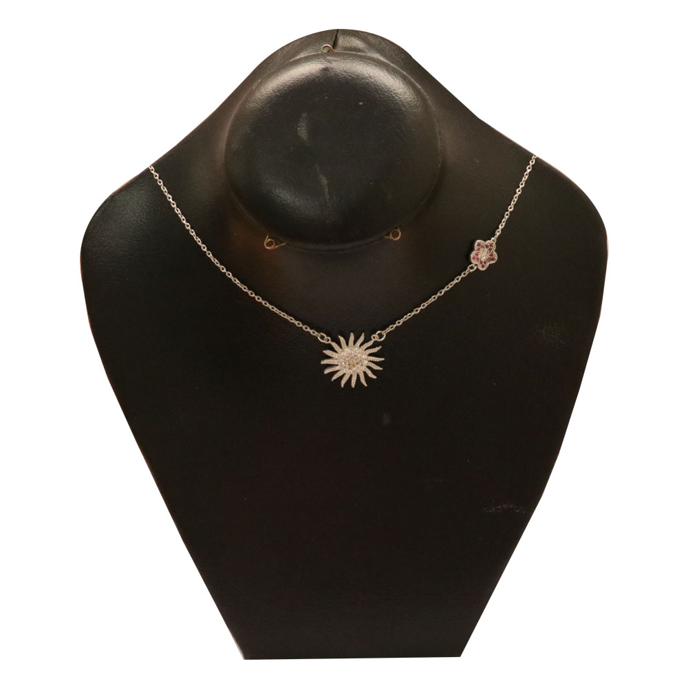 گردنبند نقره زنانه عیار 925 کد G06