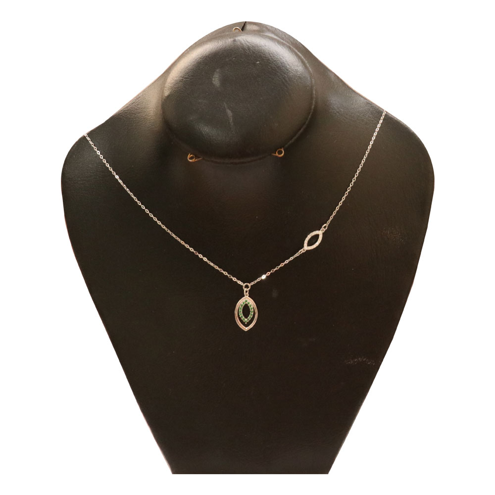 گردنبند نقره زنانه عیار 925 کد G08