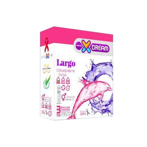کاندوم لارگو ایکس دریم Xdream Largo بسته 3 عددی