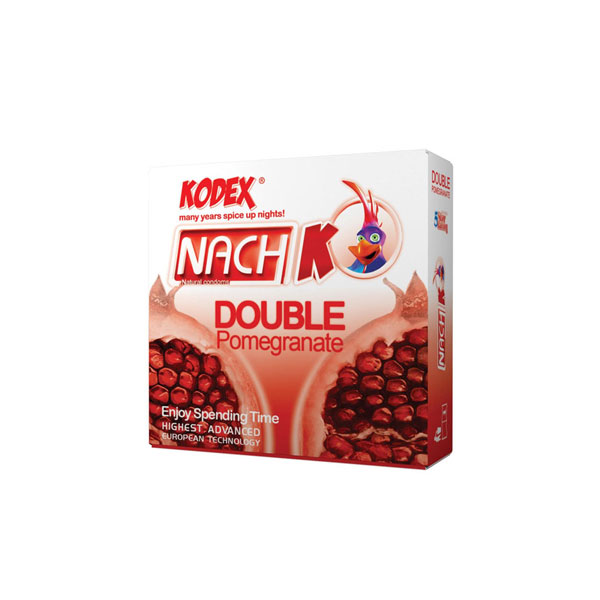 کاندوم کدکس مدل Double Pomegranate بسته ۳ عددی