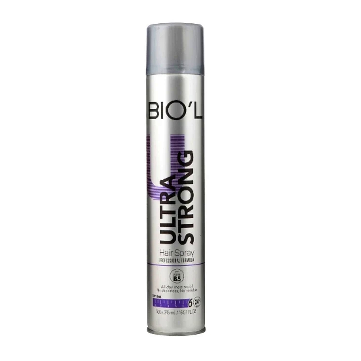  اسپری حالت دهنده مو بیول مدل Ultra Strong حجم 250 میل