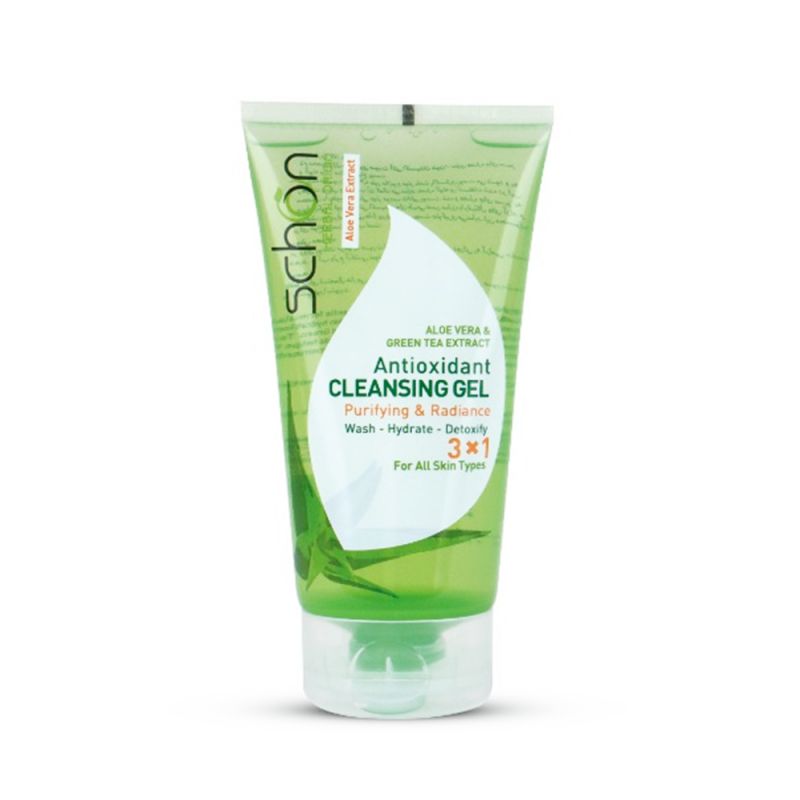 ژل شستشوی صورت شون حاوی عصاره چای سبز و آلوئه ورا حجم 150 میل