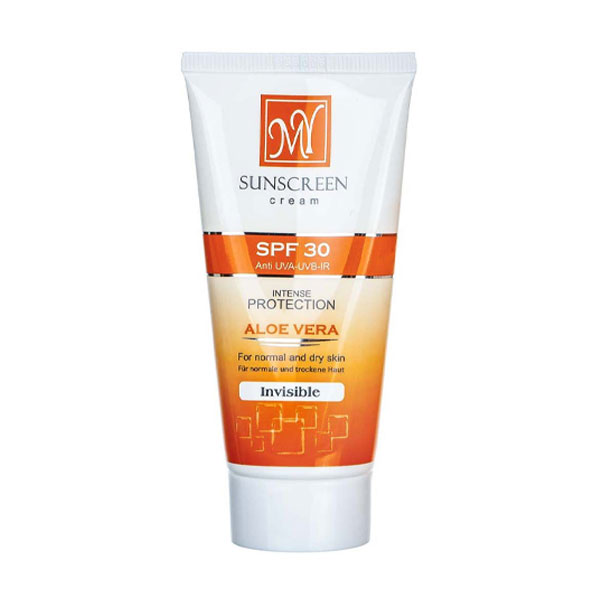 کرم ضد آفتاب بی‌رنگ SPF30 مای مناسب پوست های خشک و معمولی حجم 50 میل
