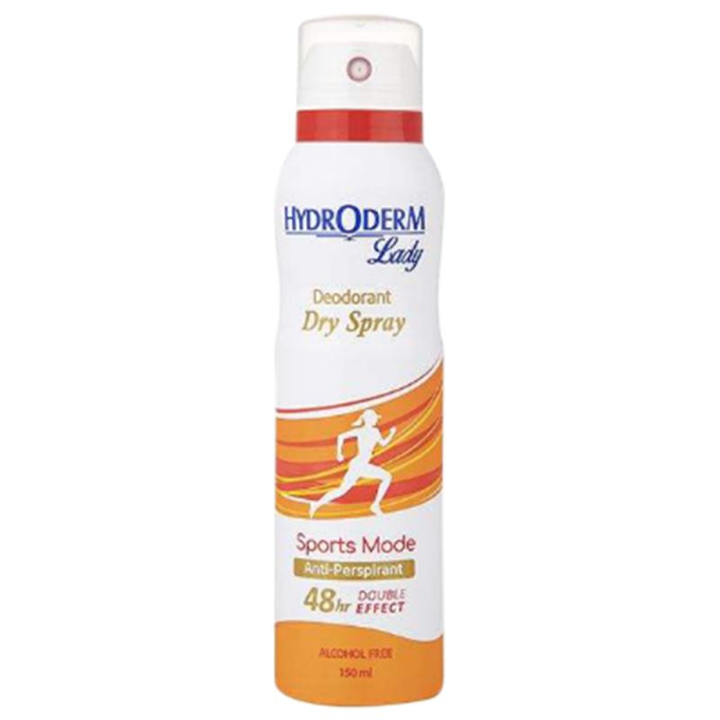 اسپری دئودورانت زنانه هیدرودرم سری Lady مدل Sport Mode حجم 150 میل