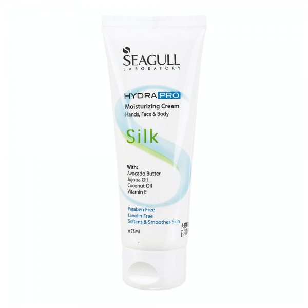 کرم مرطوب کننده سی گل مدل Silk مناسب دست و صورت و بدن 75 میل