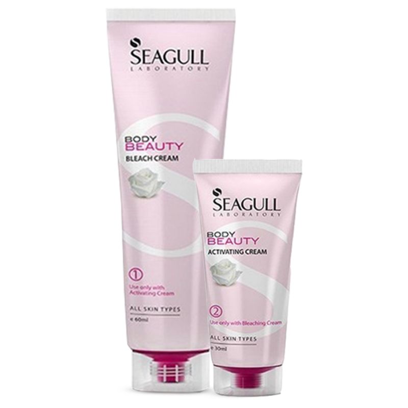 کرم سی گل بی رنگ کننده موهای صورت و بدن مناسب انواع پوست 60+30 میل