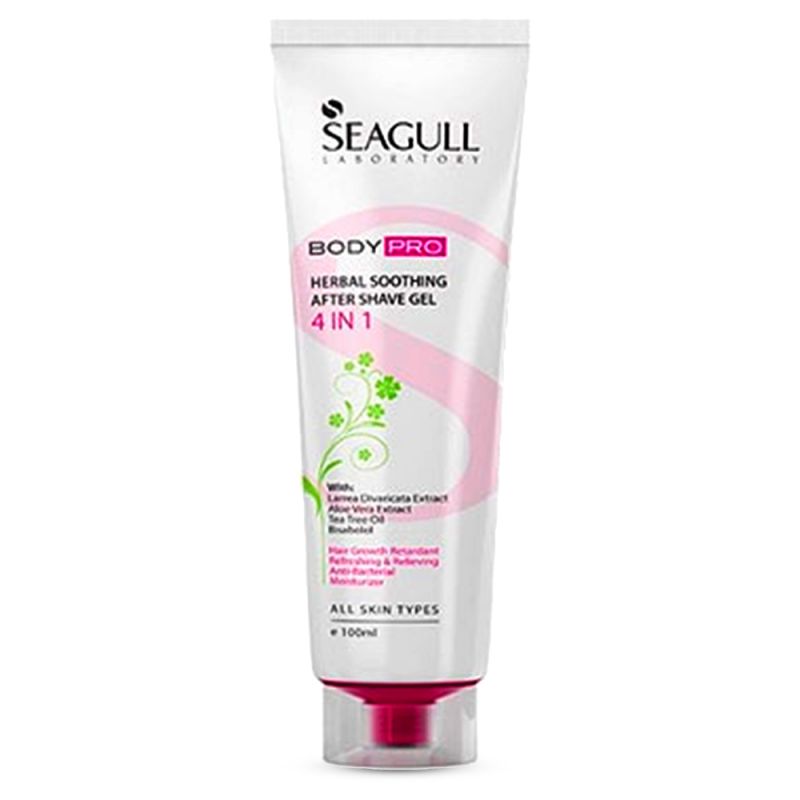 ژل التیام بخش پس از اصلاح گیاهی 4 در 1 مناسب انواع پوست سی گل 100 میل