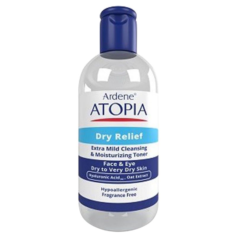 تونیک پاک کننده بسیار ملایم صورت و اطراف چشم آردن سری اتوپیا مدل Dry Releif حجم 250 میل
