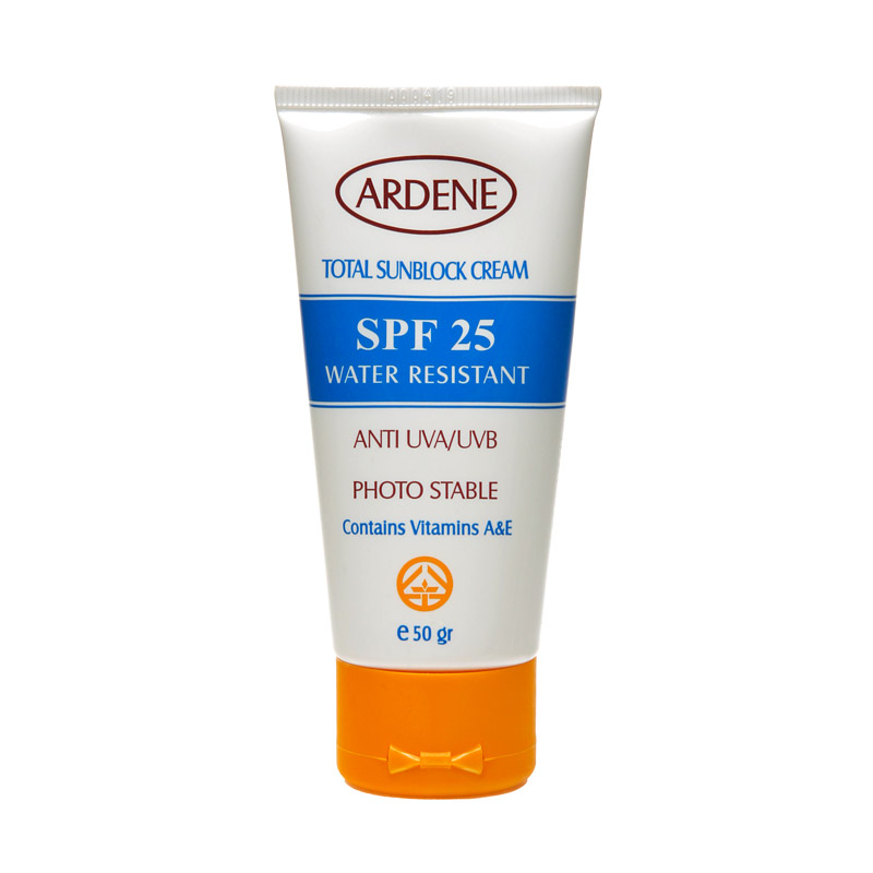 کرم ضد آفتاب SPF25 آردن انواع‌پوست 50گرم