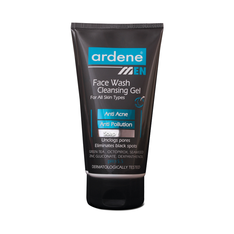 ژل شستشوی صورت آقایان آردن انواع‌پوست 150میل