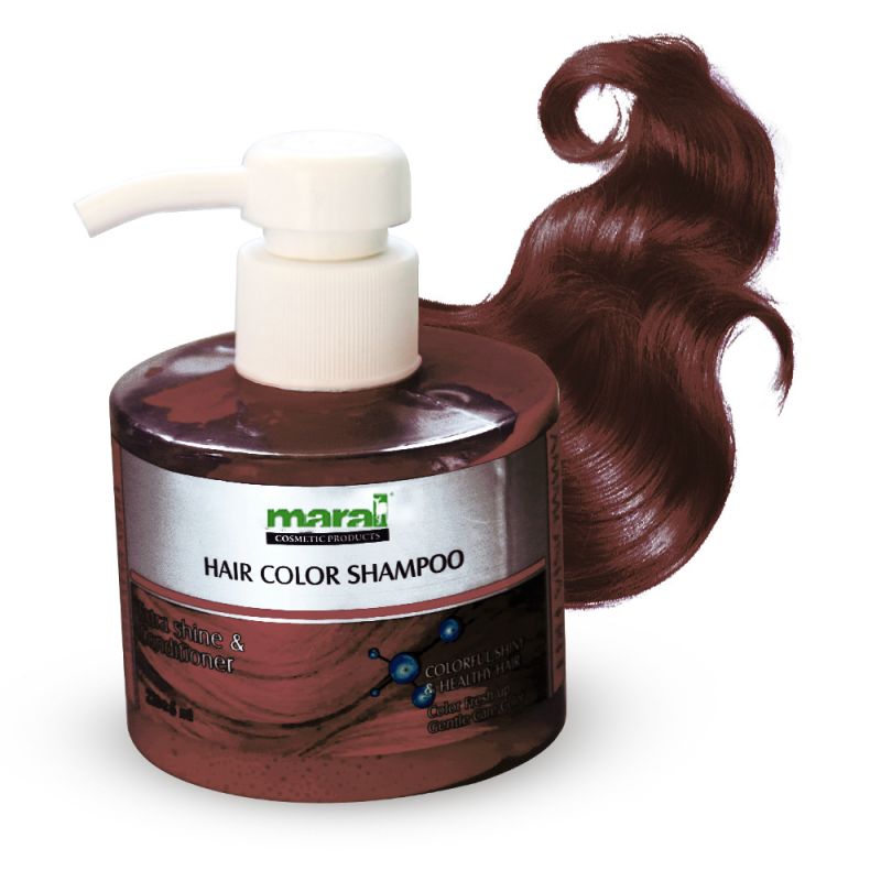 شامپو رنگساژ مارال 200 میل 5.0 (کاکائویی)