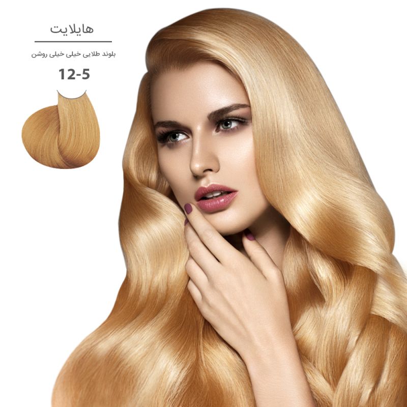 رنگ موی مارال 100 میل 12.5-بلوند طلایی خیلی خیلی روشن