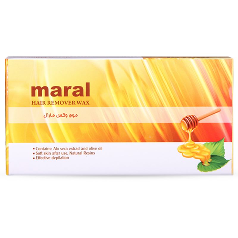 موم وکس عسلی مارال 500 گرمی