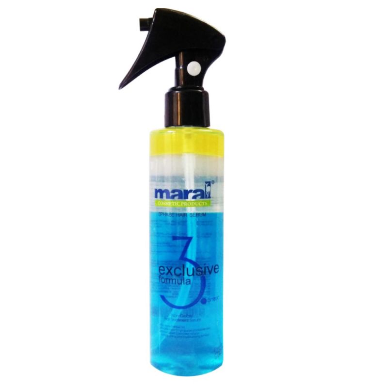 سرم مو سه فاز مارال مدل 3 Exclusive مناسب موهای شکننده و آسیب دیده حجم 200 میل