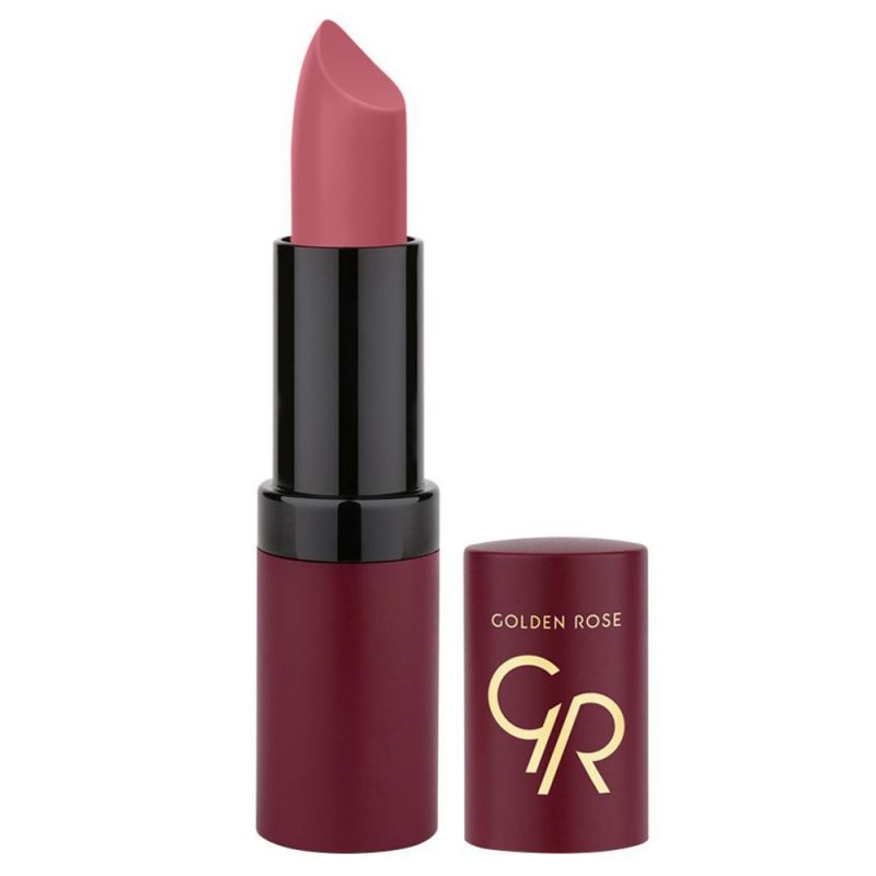 رژ لب مات مخملی گلدن رز Velvet شماره 12