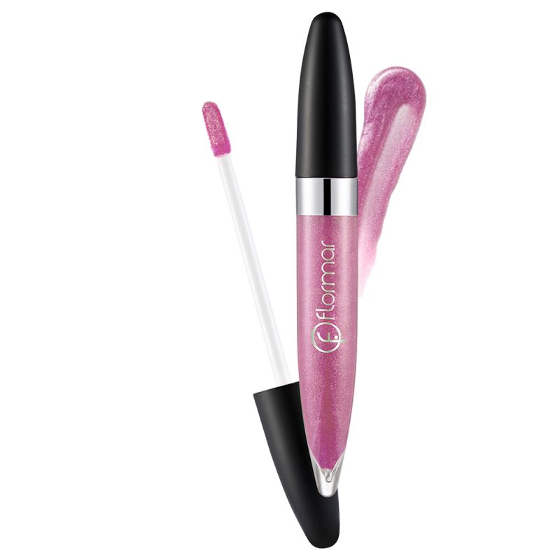رژ لب مایع فلورمار مدل Super Shine رنگ 130 (Pink Lavender)