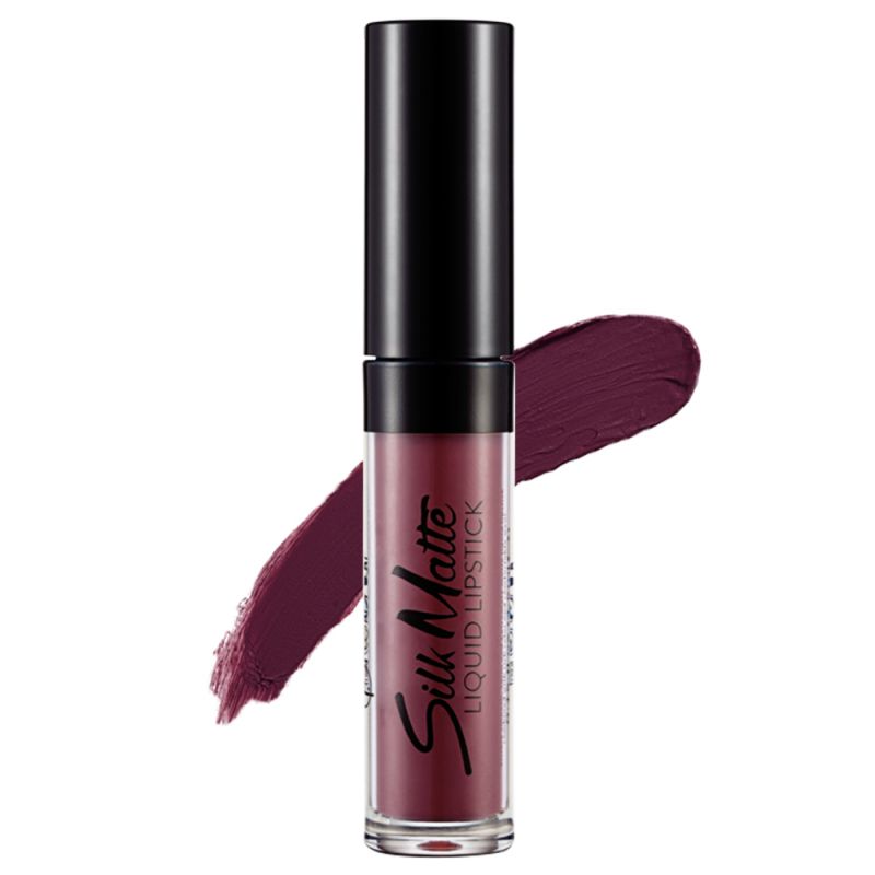 رژ لب مایع فلورمار مدل Silky Matte شماره 08 (Dark Violet)