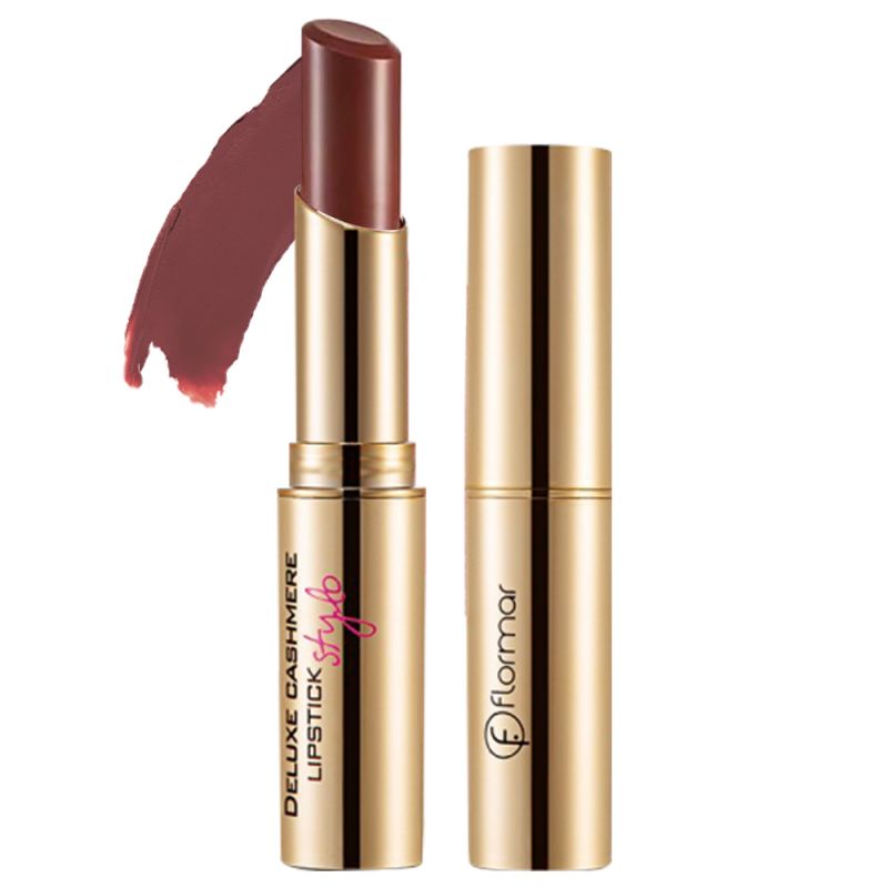 رژ لب فلورمار مدل Deluxe Cashmere شماره DC30 رنگ Austere Brown