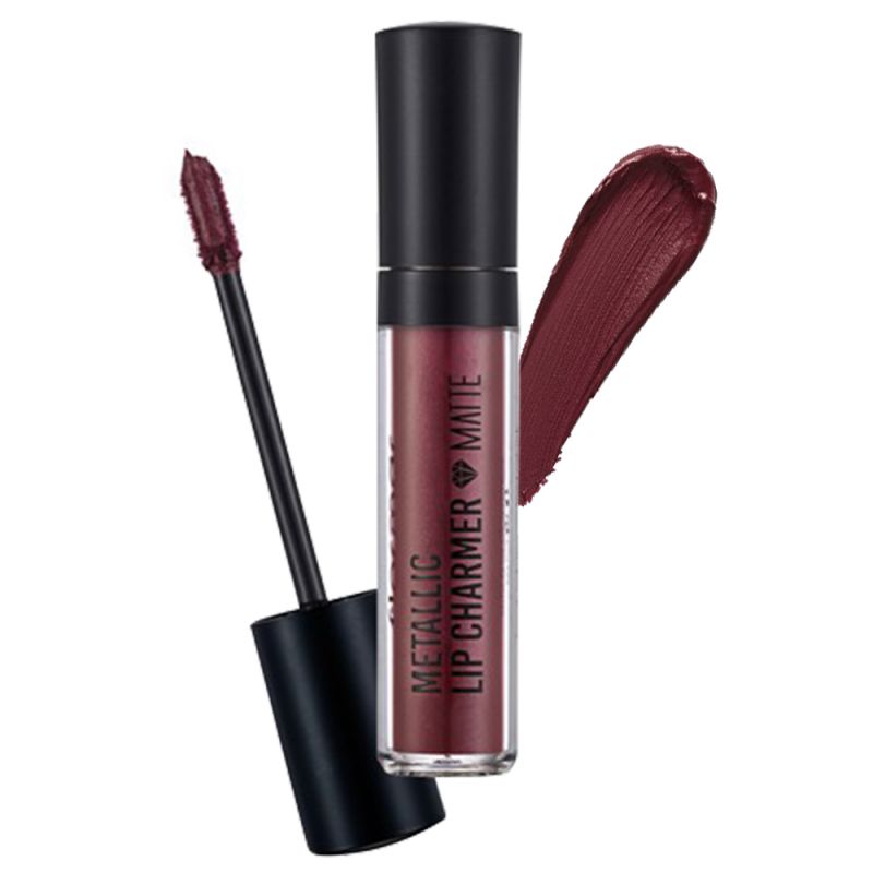 رژ لب مایع متالیک مات فلورمار مدل Lip Charmer - شماره 06 (Seductive)