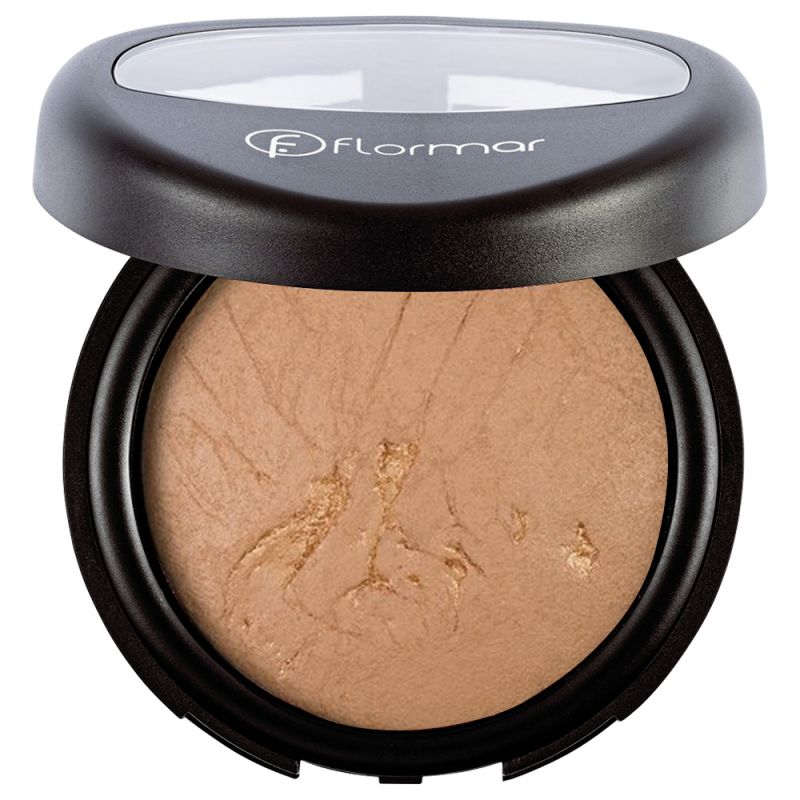 پودر فشرده تراکوتا فلورمار-21 (Beige With Gold)