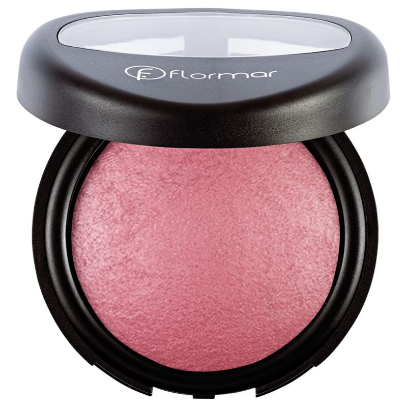 رژگونه فلورمار سری Baked شماره 040 رنگ Shimmer Pink