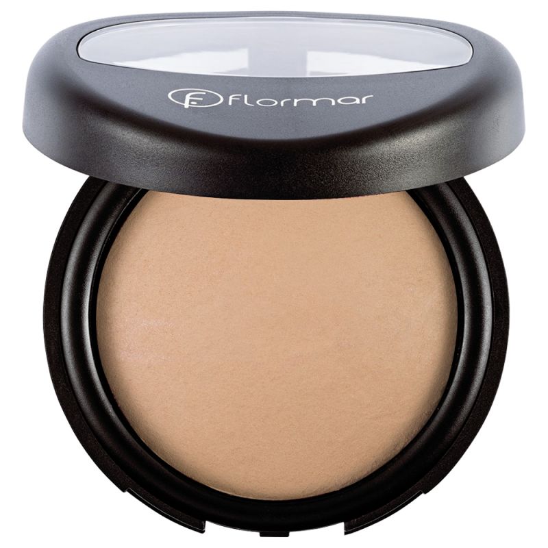 پودر فشرده فلورمار سری Baked شماره 020 رنگ Soft Beige