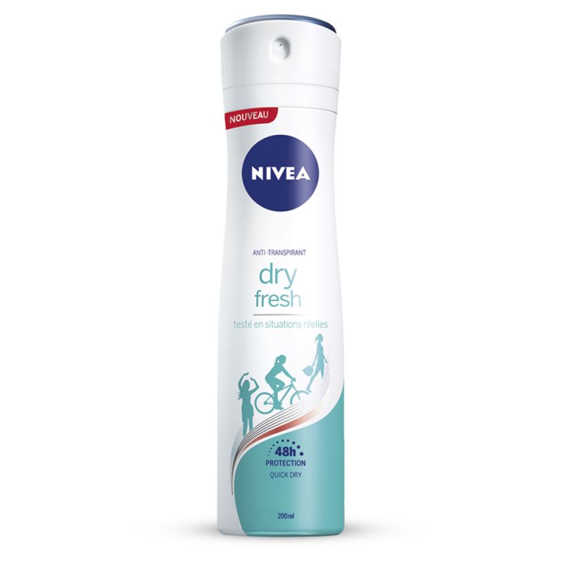 اسپری ضد تعریق زنانه نیوآ مدل Dry Fresh حجم 150 میل