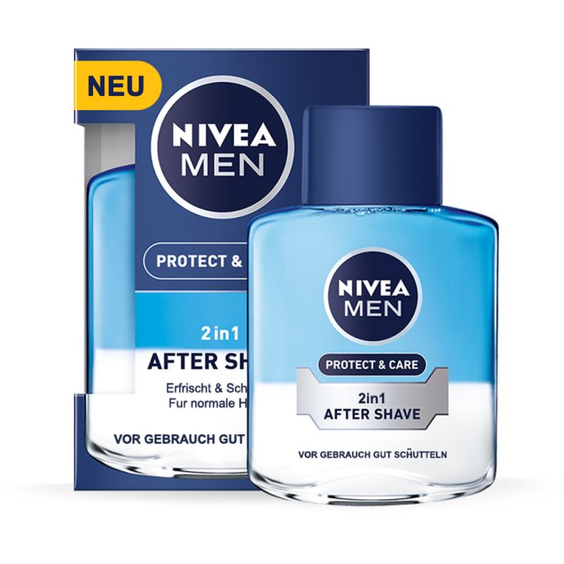 افتر شیو نیوآ سری Men مدل Protect And Care حجم 100 میل