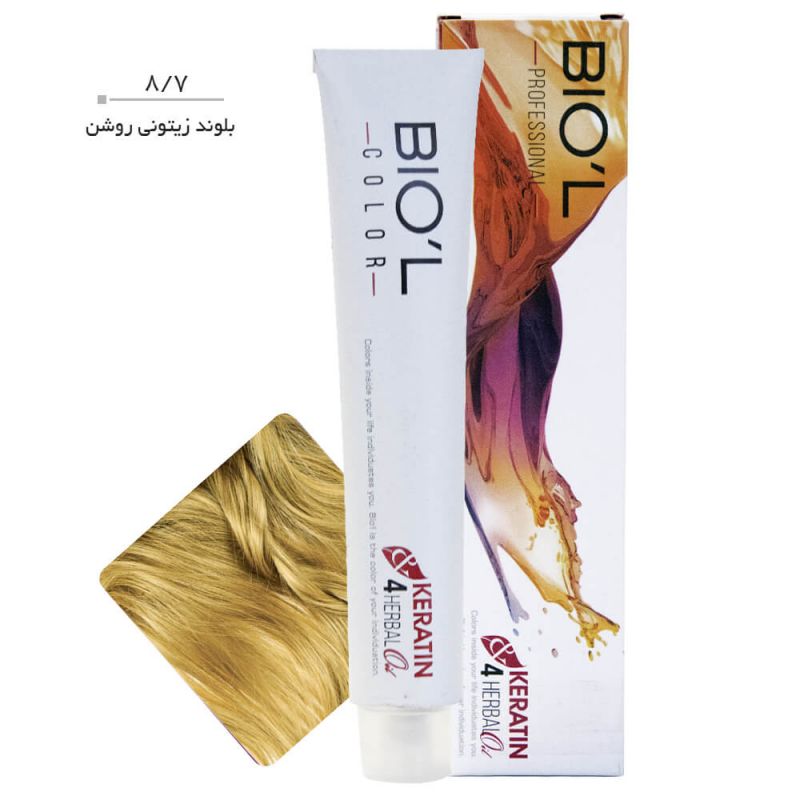 رنگ موی بیول سری Matt حجم 100 میل-8.7 (بلوند زیتونی روشن)