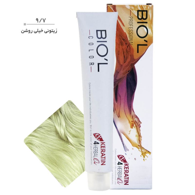 رنگ موی بیول سری Matt حجم 100 میل-9.7 (زیتونی خیلی روشن)