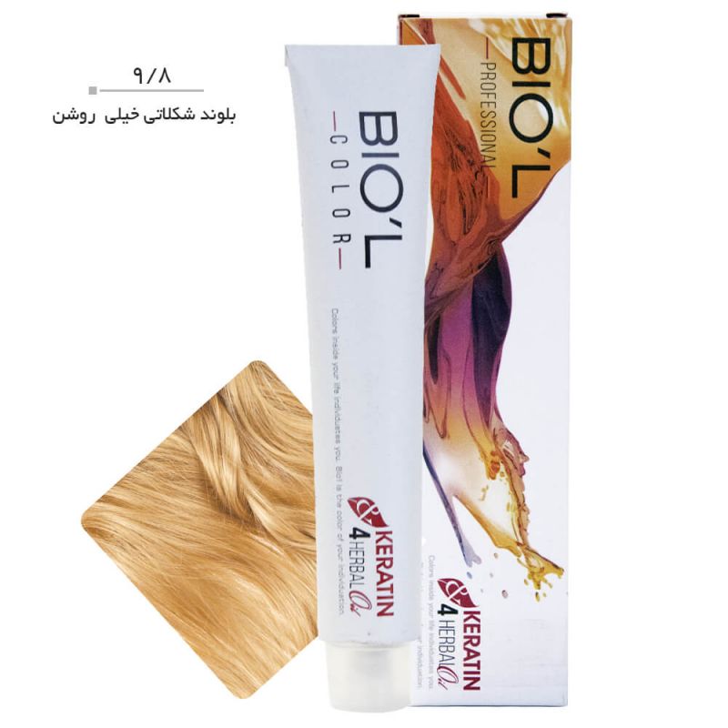 رنگ موی بیول سری Chocolate حجم 100 میل-9.8 (بلوند شکلاتی خیلی روشن)