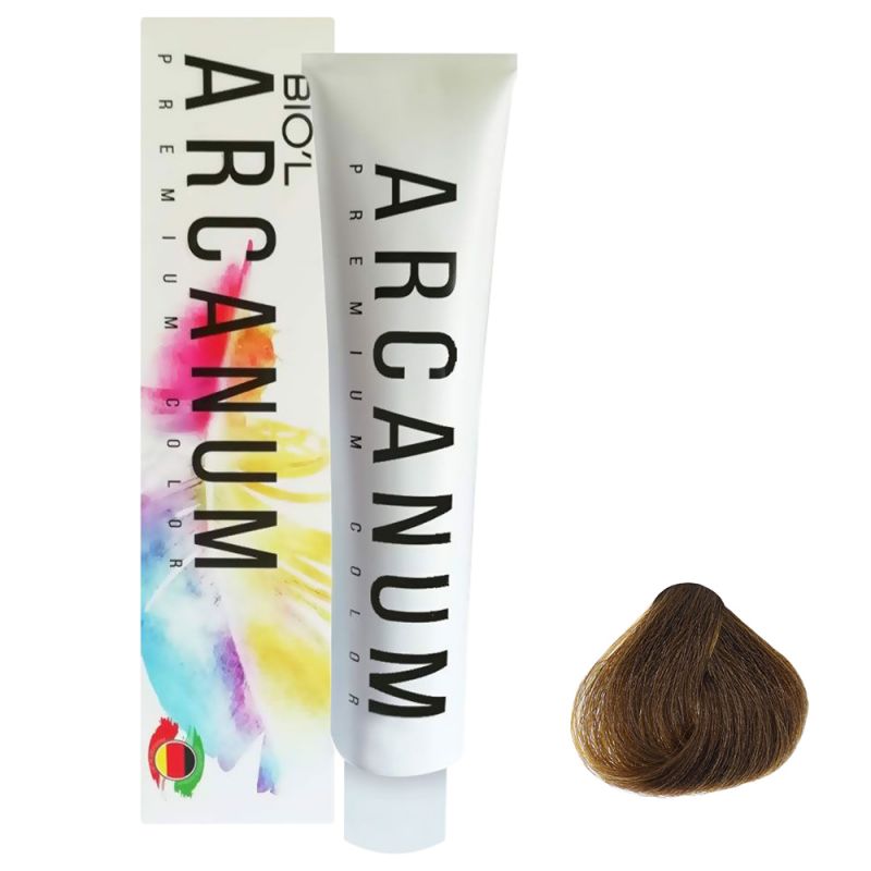 رنگ مو آرکانوم سری بیول شکلات عسلی - شماره 6.83 (بلوند شکلات عسلی تیره)حجم 120 میل