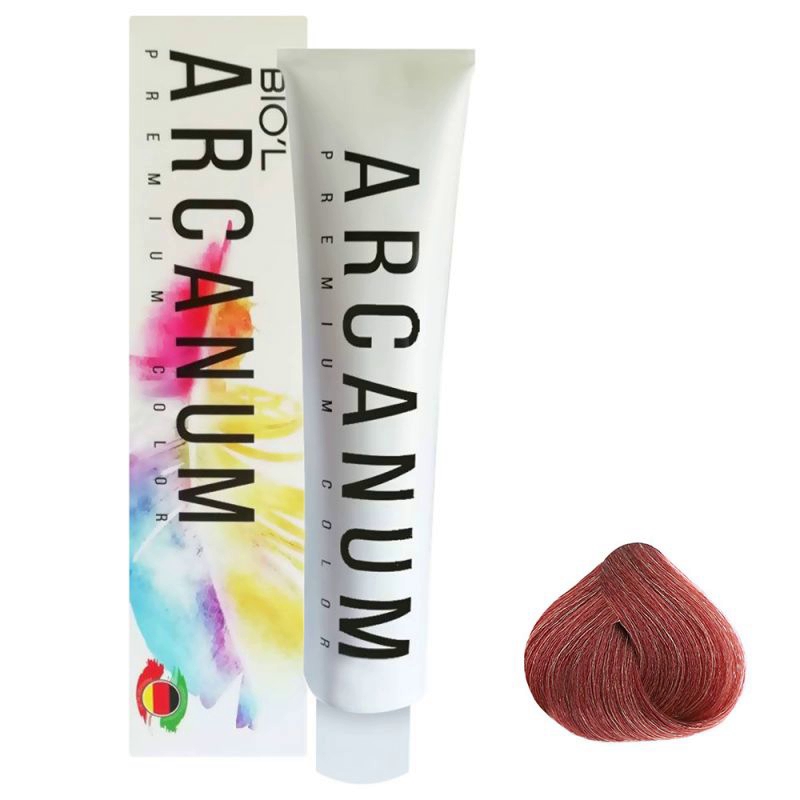 رنگ مو آرکانوم بیول سری شکلات پرتقالی - شماره 6.84(بلوند شکلات پرتقالی تیره) حجم 120 میل