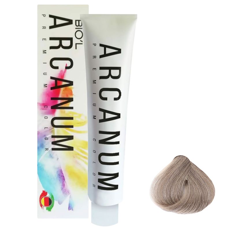 رنگ مو آرکانوم بیول سری عدسی - شماره 9.19(بلوند عدسی خیلی روشن)حجم 120 میل