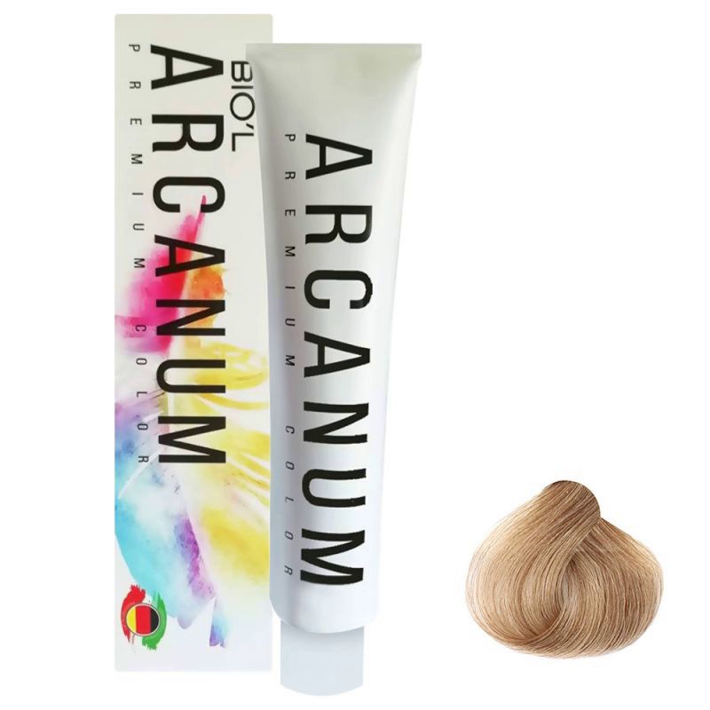 رنگ مو آرکانوم بیول سری کاراملی - شماره 9.82 (کاراملی خیلی روشن)حجم 120 میل