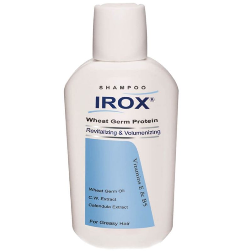شامپو جوانه‌گندم ایروکس مدل Wheat germ protein موهای چرب‌ و نازک 200میل