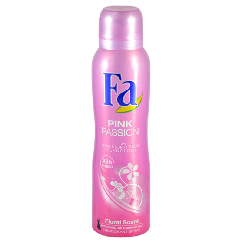 اسپری بدن زنانه فا مدل Pink Passion حجم 150 میل