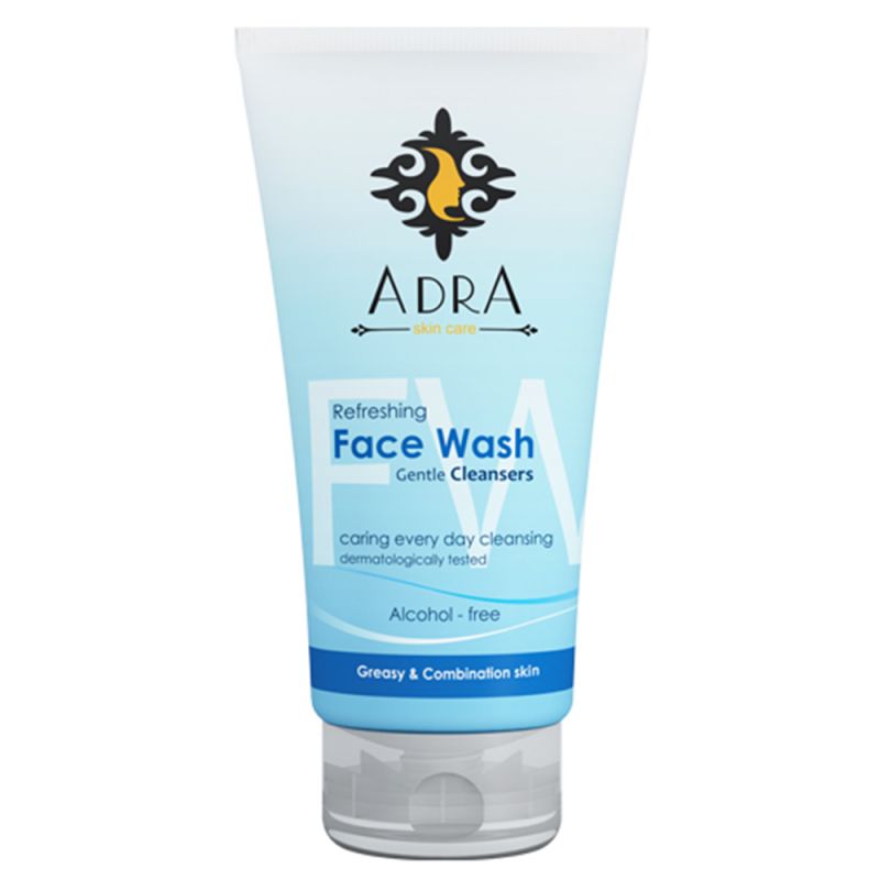 ژل شستشوی صورت آدرا مخصوص پوست چرب حجم 150 میل