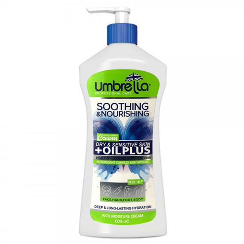 ژل کرم آبرسان آمبرلا مدل Oil plus حجم 600 میل