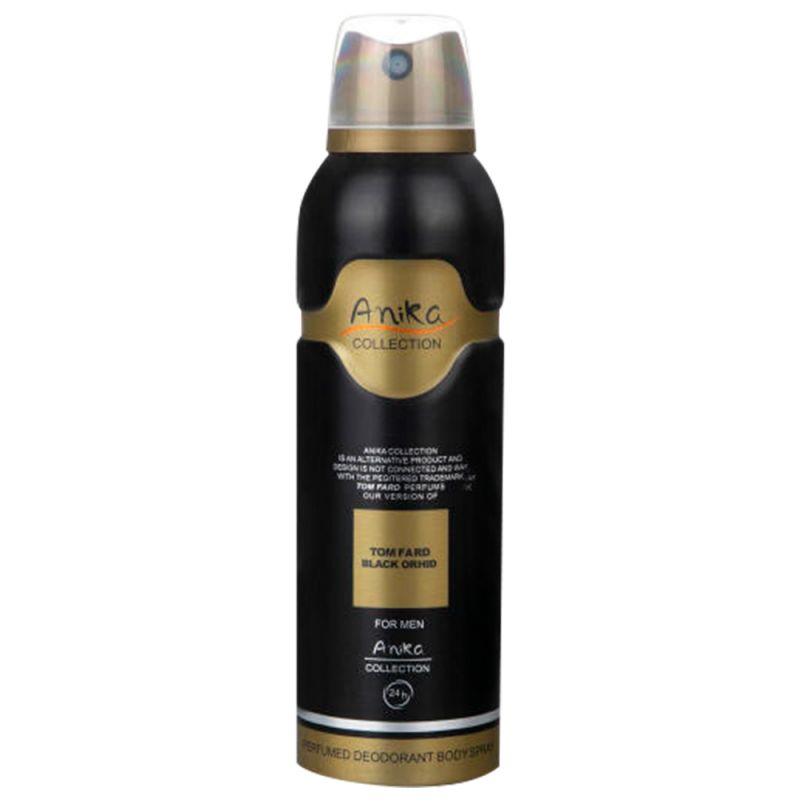 اسپری دئودورانت مردانه آنیکا مدل Tom ford black orchid حجم 200 ميل