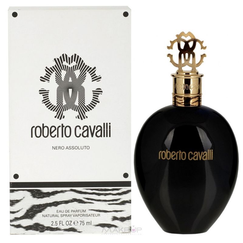 ادو پرفیوم زنانه روبرتو کاوالی مدل Roberto Cavalli Nero Assoluto حجم 75 میل